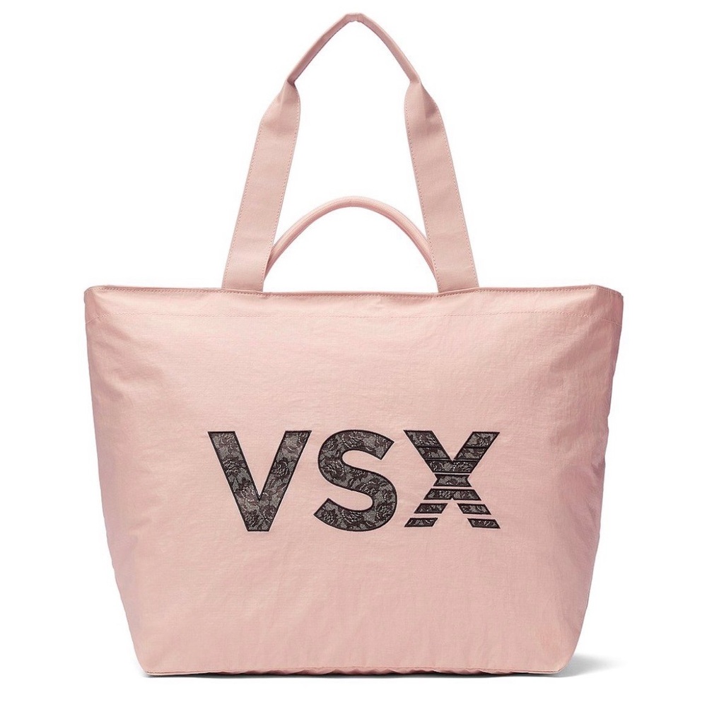 NWT VS Light Pink Logo Tote